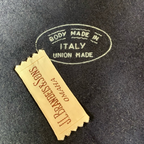 J.L. Brandeis & Sons Made In Italy Vintage 1960’S Betmar Pillbox Felt Hat - Picture 6 of 8